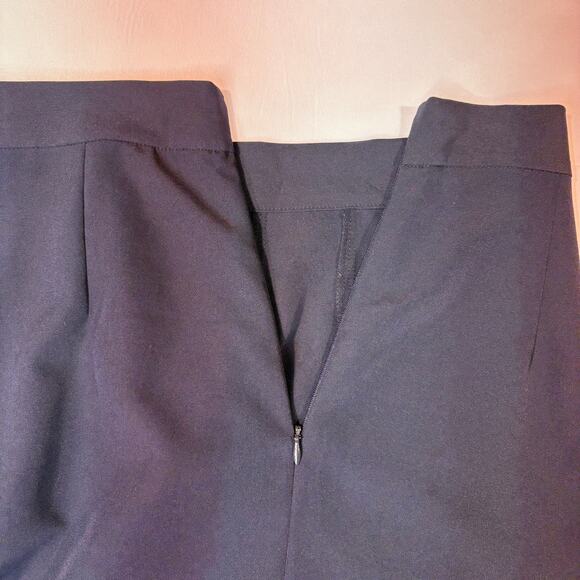 ZARA FUNKY FRAYED MIDI SKIRT NAVY - UNIQUE - SIZE M - Picture 5 of 7